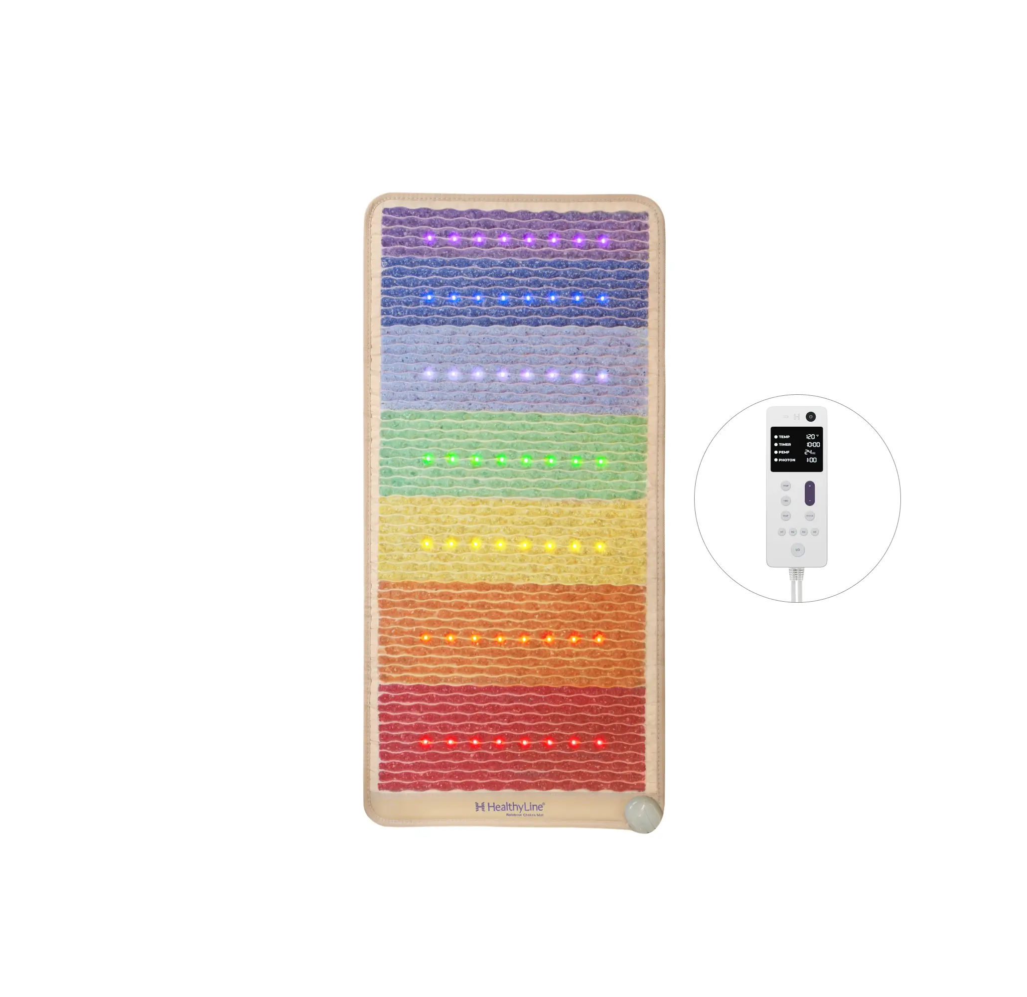 Rainbow Chakra Series | PEMF Far Infrared Heating Mats - Image 24