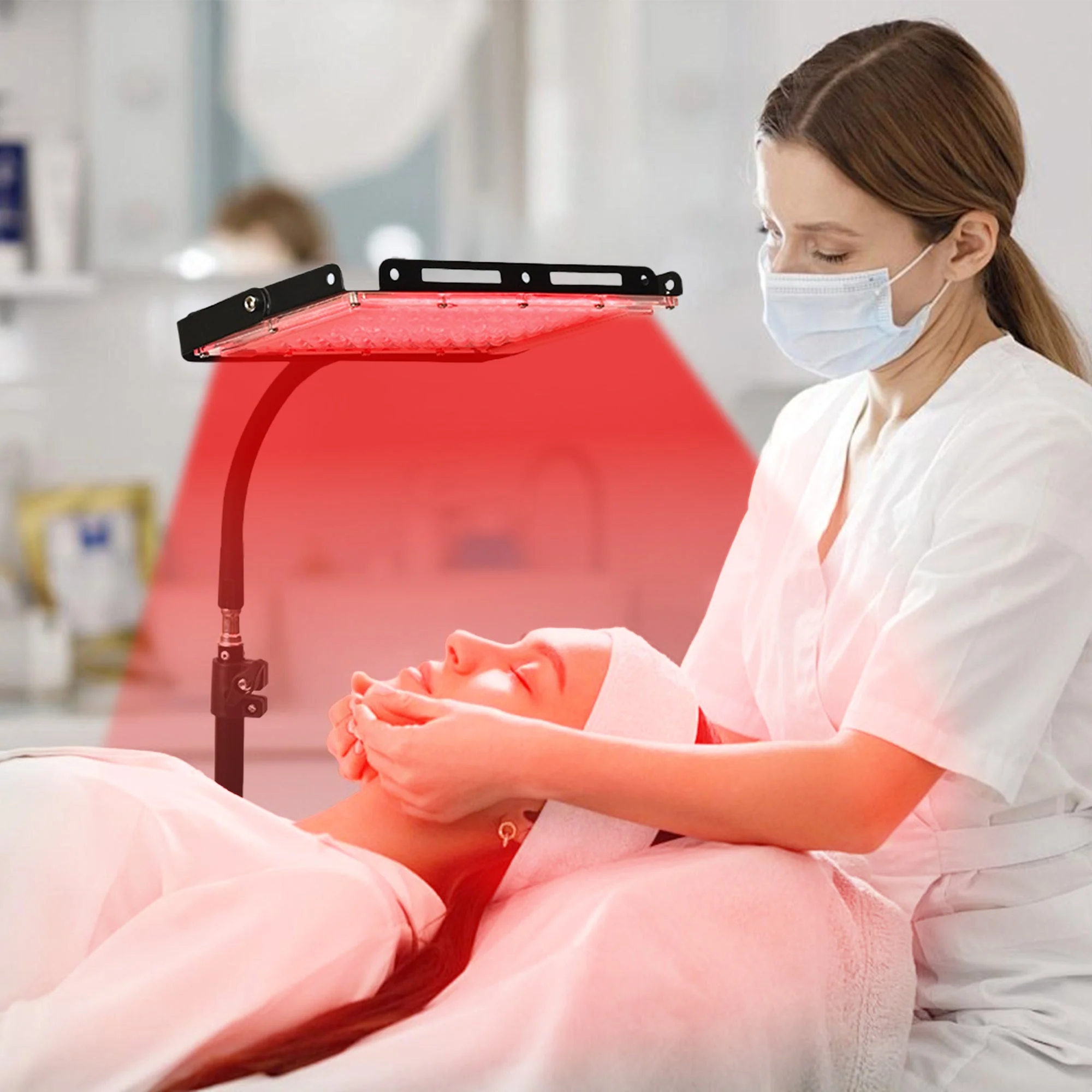 Red and Infrared Light Therapy Lamp（Panel）With Stand - Image 4