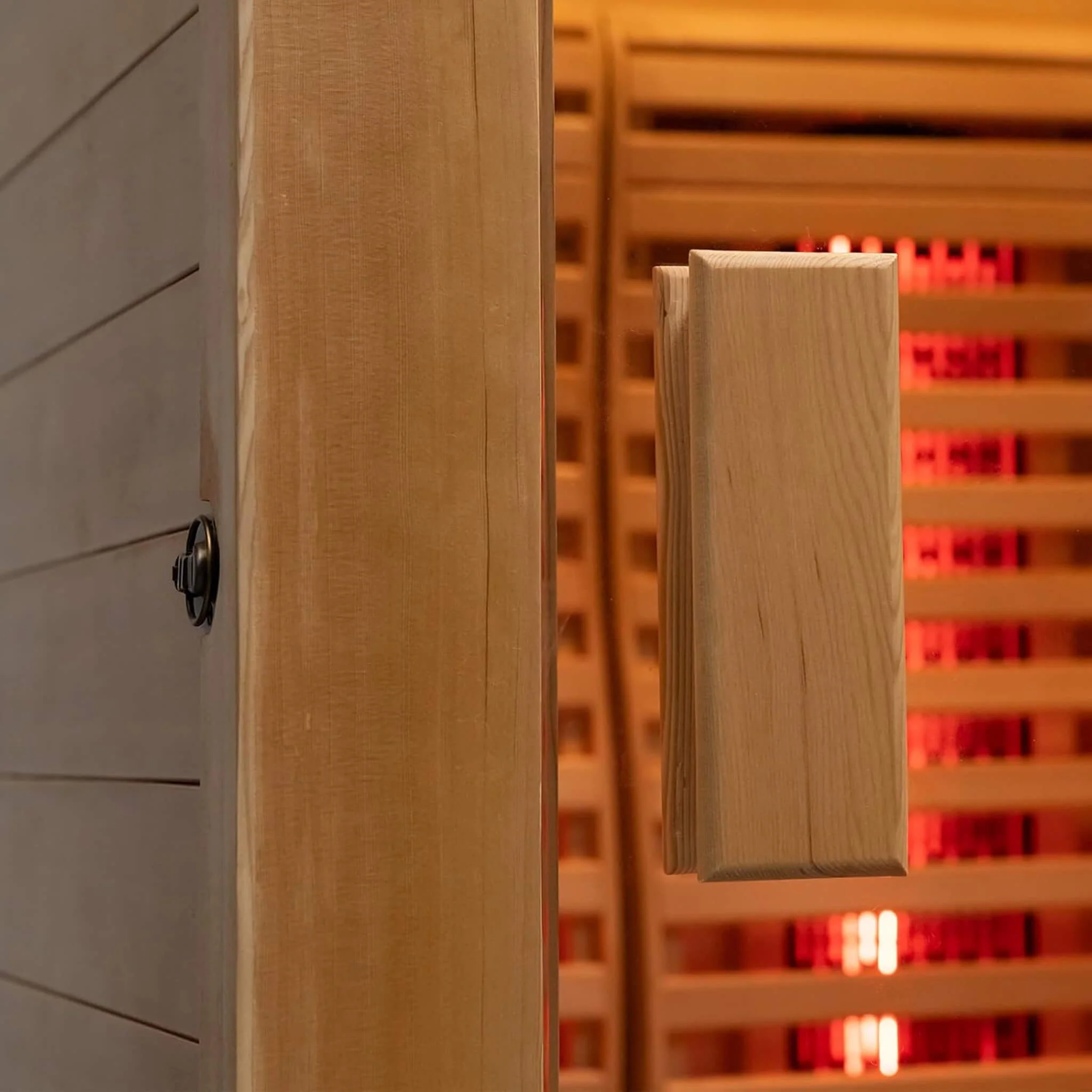 Rövia Luma 2-Person Indoor Hybrid Sauna Room With Infrared And 3.5KW Steam Heaters (SAK83750) - Image 13