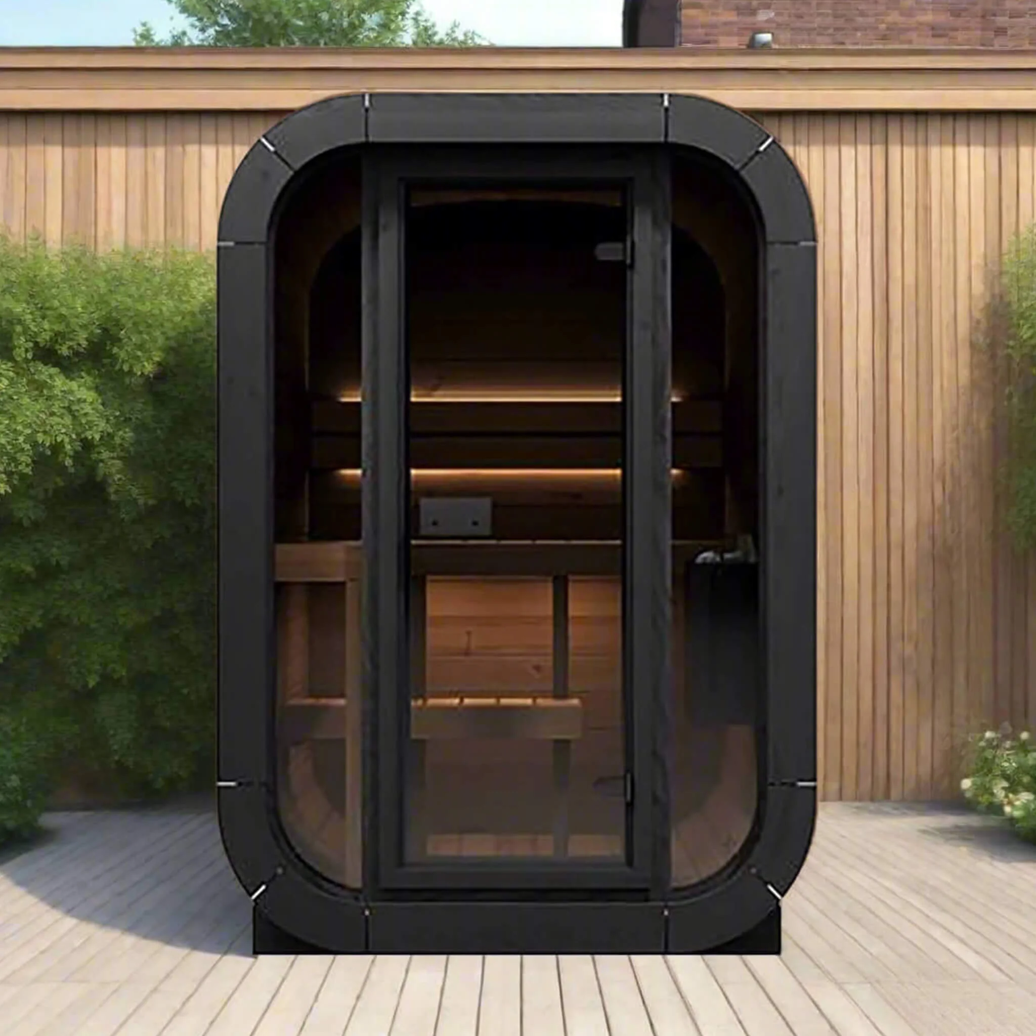 SaunaLife Model CL3G Cube-Series Outdoor 2-Person Home Sauna Kit [SL-MODELCL3G] (SAK23721) - Image 2