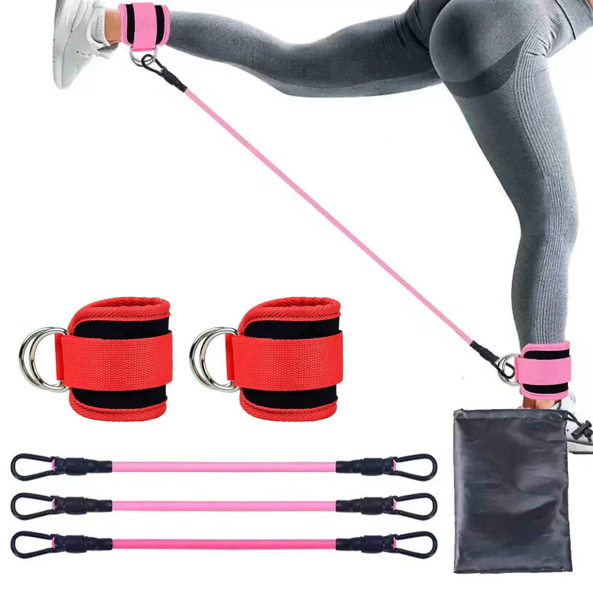 Strengthen Your Legs with Ankle Strap Resistance Bands - Image 11