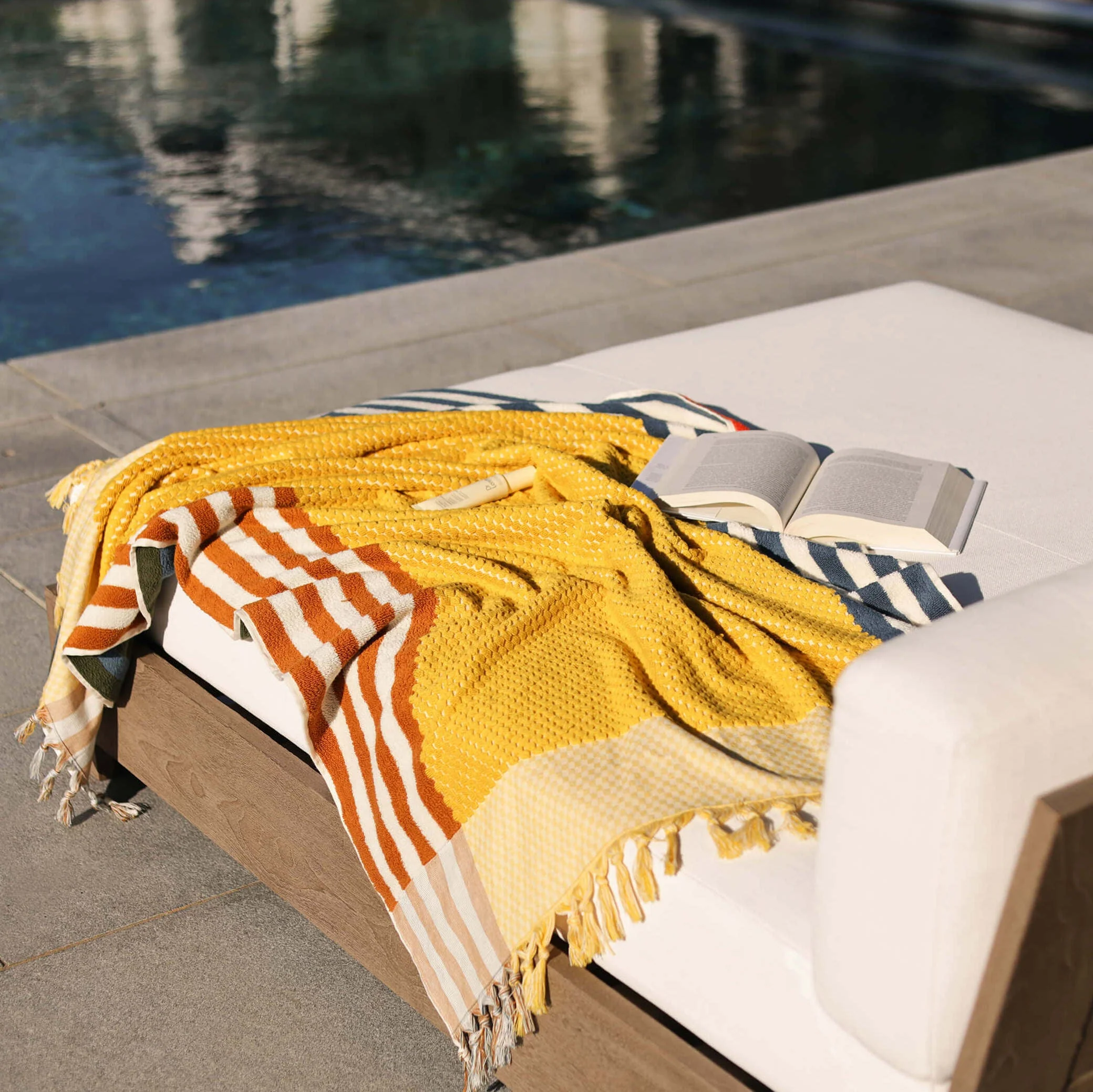 Striped Beach Towel - Image 3