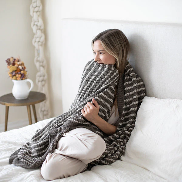 Tara Organic Cotton Knit Throw Blanket - Image 11