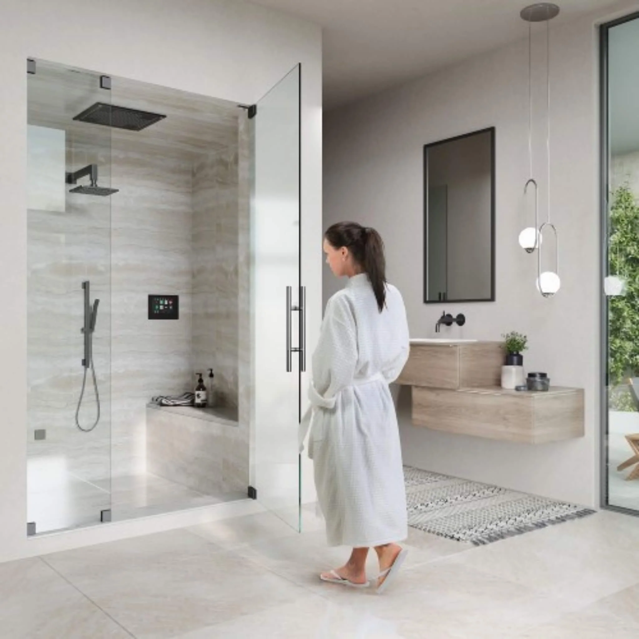 ThermaSol ThermaTouch 7-Inch Steam Shower Control Package With SteamVection [TWPH7S] (SAK94172) - Image 2