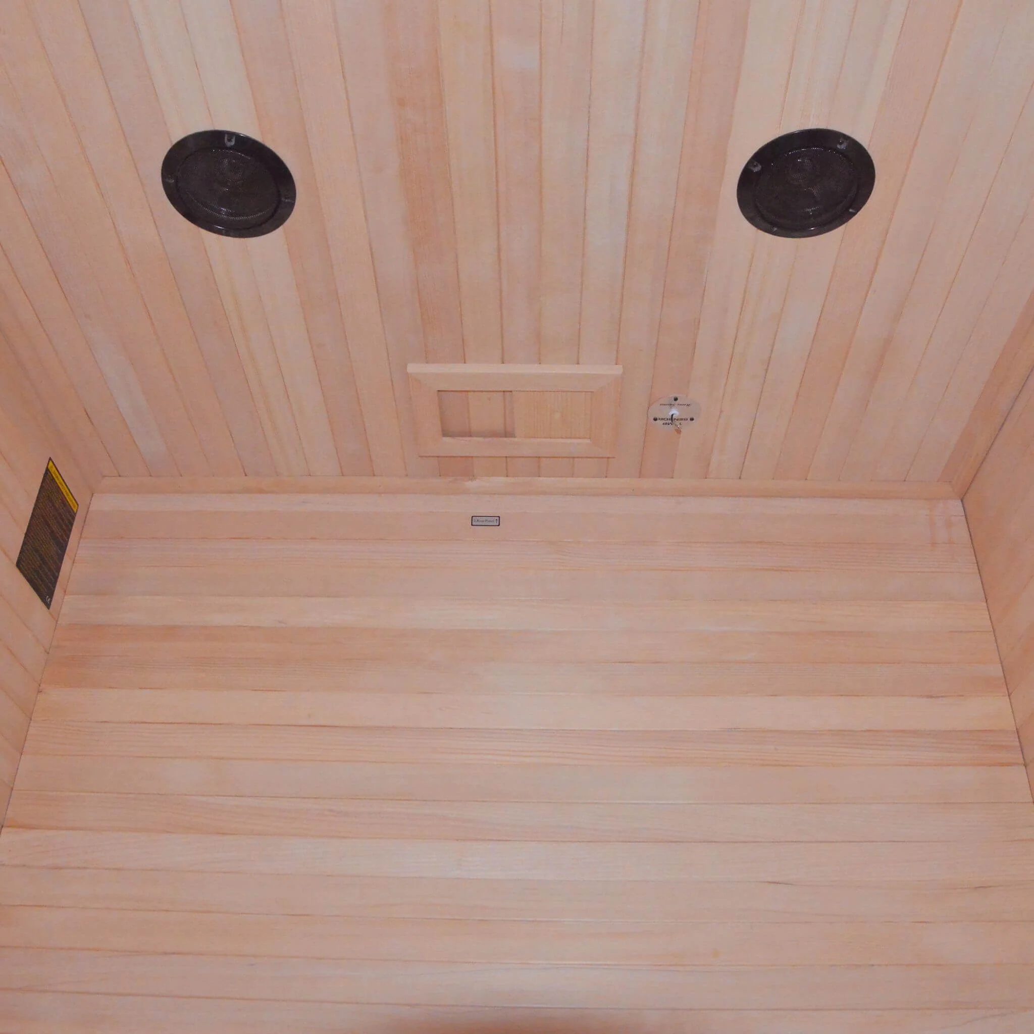 Thermora Alpine Premium 2-Person 3KW Hemlock Wood Sauna With LED Wall Light (SAK28471) - Image 4