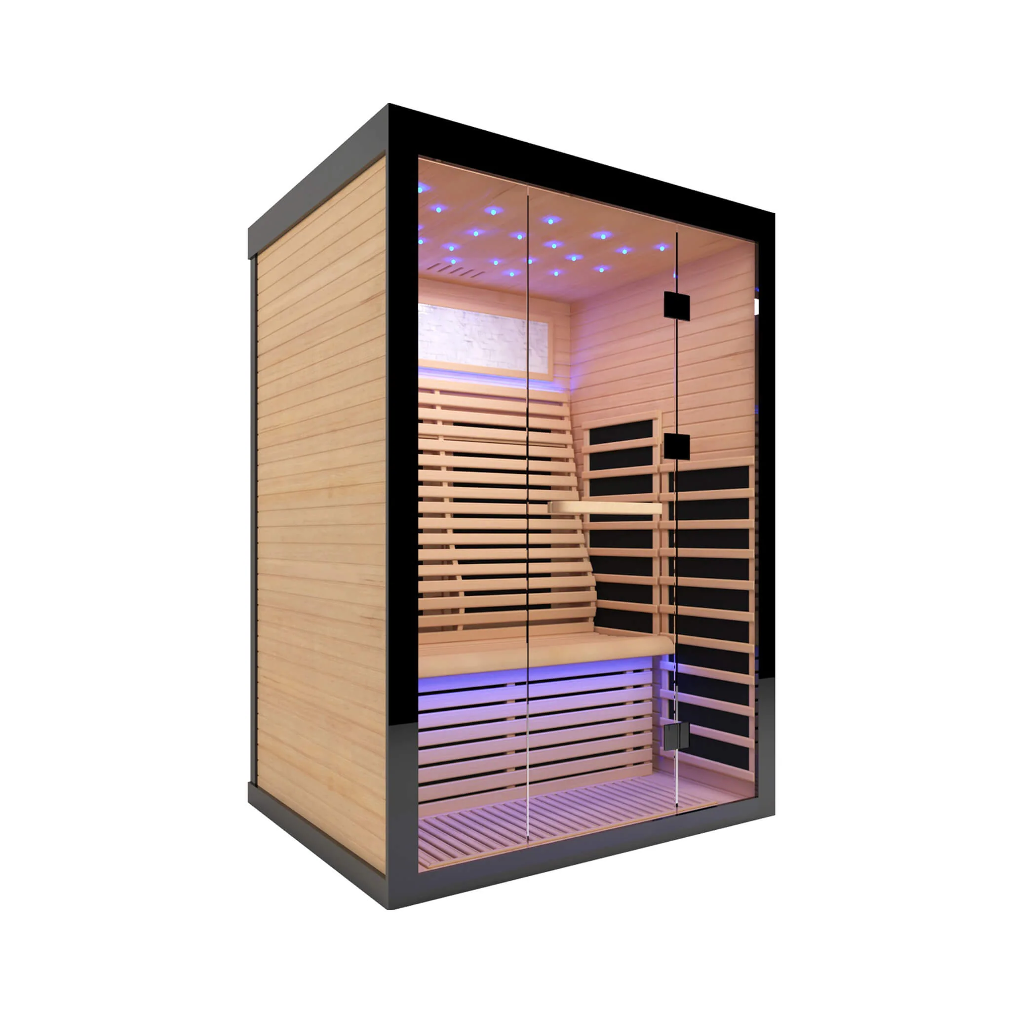 Thermora Luxury 2-Person Canadian Hemlock Wood Far Infrared Home Sauna (SAK02184) - Image 7