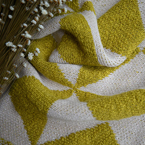 Trikona Organic Cotton Knit Throw Blanket - Image 9