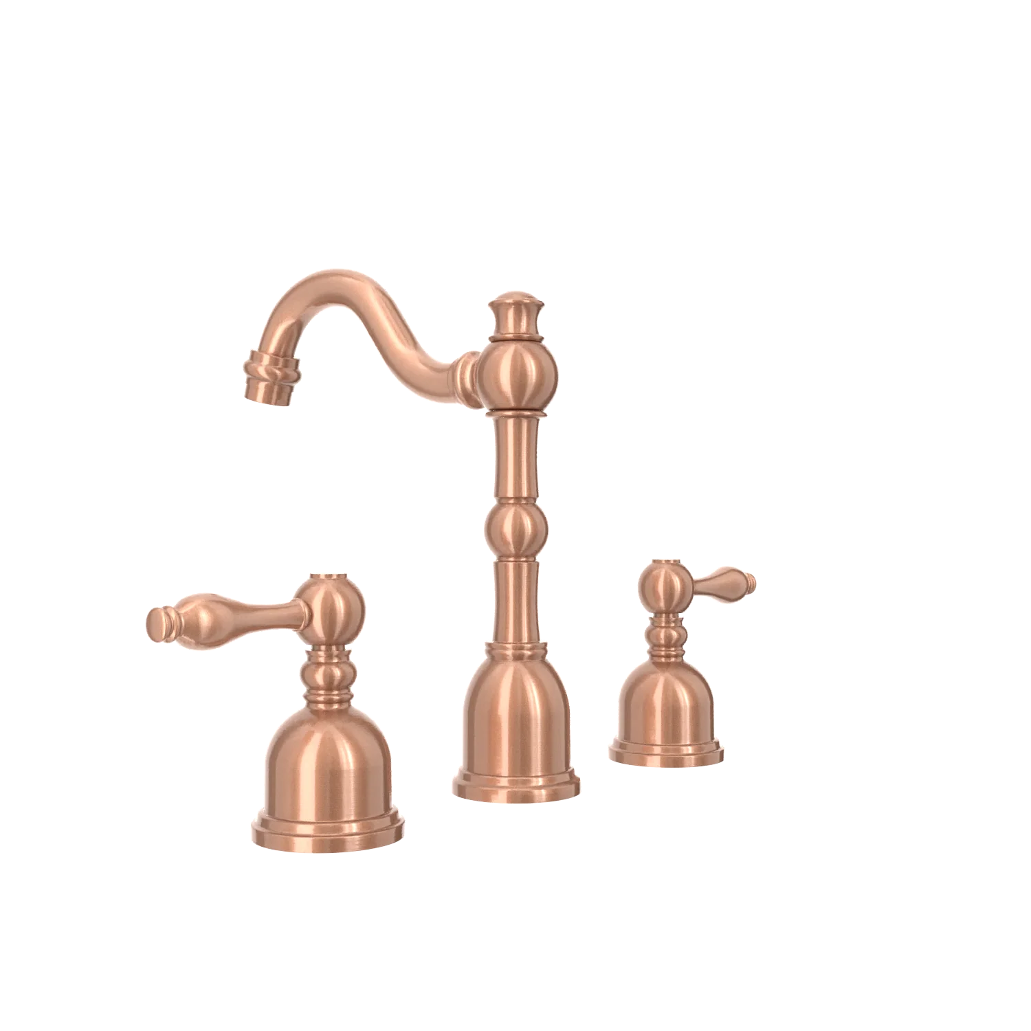 Two-Handle Copper Widespread Bathroom Sink Faucet - AK41518C - Image 35