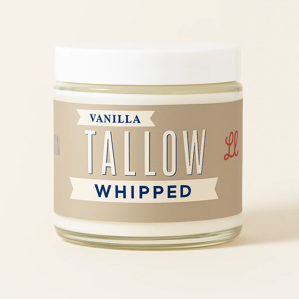 Vanilla Bean Tallow Gift Set - Whipped Moisturizer, Candle, Soap & Eye Cream | Lady May - Image 6