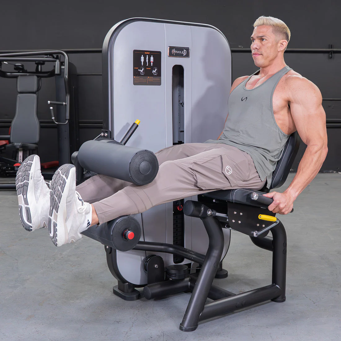 Vogue Seated Leg Curl | Commercial Hamstring Machine | MDF - Image 4