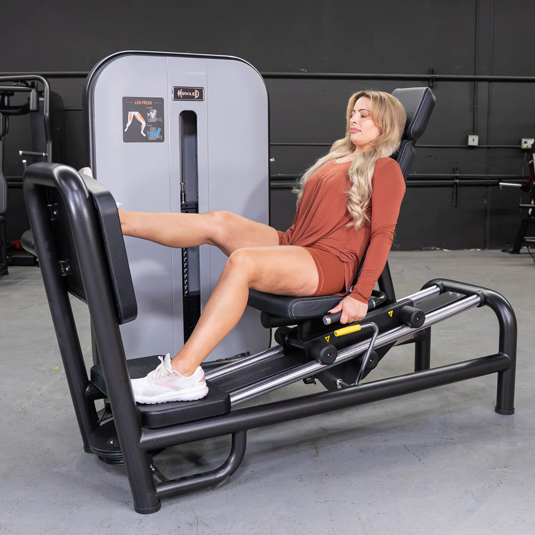 Vogue Selectorized Leg Press | 240lb Stack | Muscle D - Image 10
