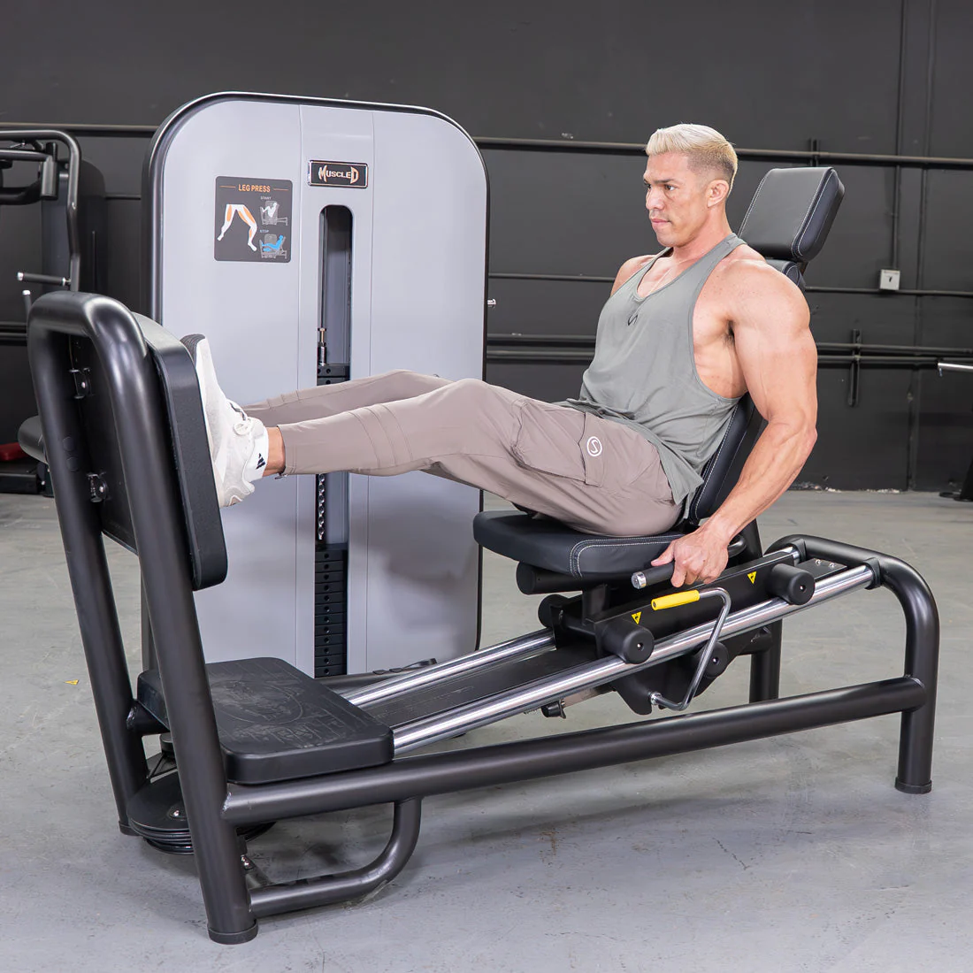 Vogue Selectorized Leg Press | 240lb Stack | Muscle D - Image 6