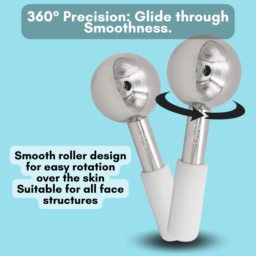 ZAQ Icy Steel Cryo Ice Globes: Ultimate Facial Cryotherapy Tool - Image 4