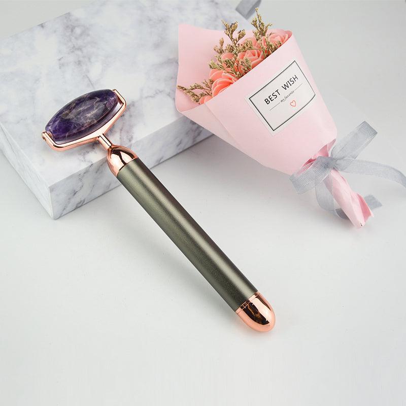 ZAQ Roll-On Amethyst W-Sonic Vibrating Face Roller - Image 2